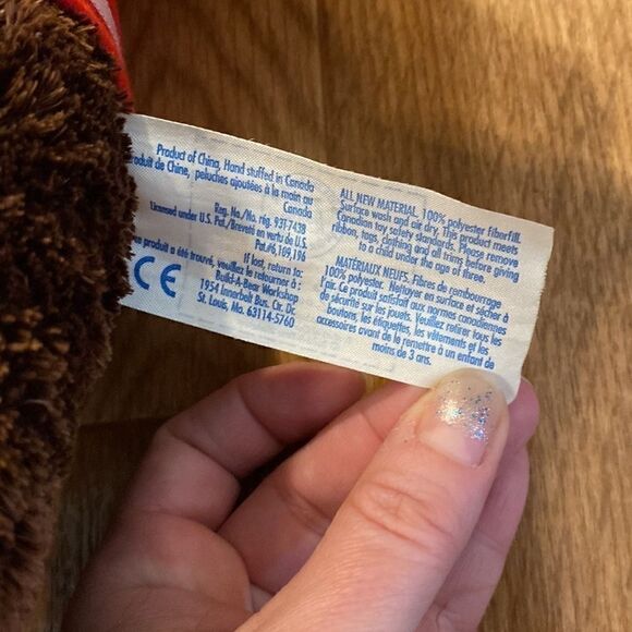 Build A Bear Canada Babw Hockey Monkey Stuffed Bear 18” - Picture 5 of 9